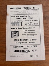 Heanor town shirebrook for sale  HEMEL HEMPSTEAD