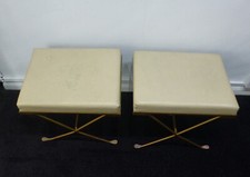 Rectangular brass stools for sale  LONDON