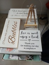 Choose wedding signs for sale  CRANBROOK