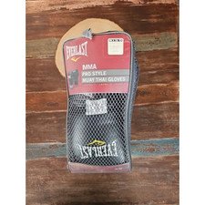 Luvas Everlast MMA Pro Style Muay Thai Pretas #7012 Bolsa Trabalho Poupança Nível 2 NOVA comprar usado  Enviando para Brazil