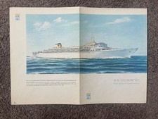 Home Line - ms Italia / ss Oceanic - Menu de retrato - Jantar de Páscoa de gala - 1964 comprar usado  Enviando para Brazil