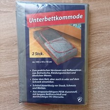 Unterbettkommode grau rot gebraucht kaufen  Deutschland