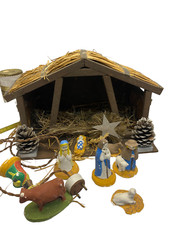 Antique christmas crib d'occasion  Expédié en Belgium