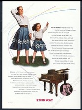 1947 Sergei Rachmaninoff foto Steinway piano de cauda anúncio impresso vintage comprar usado  Enviando para Brazil