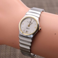 Balm & Mercier Quartzo Analógico Feminino Autêntico Nova Bateria Baume & Mercier Tiffany, usado comprar usado  Enviando para Brazil