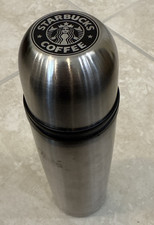 Garrafa térmica de café Starbucks prata aço inoxidável garrafa fina com tampa para beber - 2,5" diâmetro comprar usado Garrafa térmica de café Starbucks prata aço inoxidável garrafa fina com tampa para beber - 2,5" diâmetro comprar usado  Enviando para Brazil