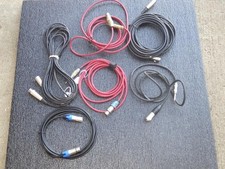 Equipo de guitarra de música con cable de escenario profesional de sonido LOTE de 6 piezas Hosa 5 pines + Bajo $$ segunda mano  Embacar hacia Mexico