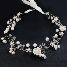 Acessório de cabelo florista, acessórios de cabelo nupcial, adequado para casamentos,  comprar usado  Enviando para Brazil