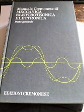 Manuale cremonese meccanica usato  Bologna