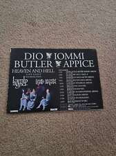 TNEWM127 ANÚNCIO 5X8 DIO, IOMMI, BULTER & PAGE: HEAVEN AND HELL LIVE 2007 comprar usado  Enviando para Brazil