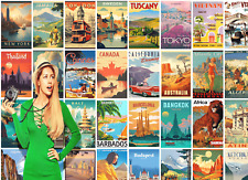 Vintage travel posters for sale  DONCASTER