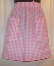 New pink gingham for sale  SOUTHAMPTON