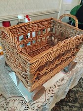 Woven wicker basket for sale  WESTON-SUPER-MARE