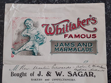 1923 whitaker jams for sale  LIVERPOOL