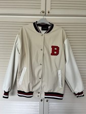 White cream letterman for sale  SPALDING