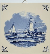 Vintage delft printed for sale  MILTON KEYNES