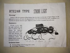 Kit estroboscópico Race Sport 160 Watt, modelo RS-RTE-248 - Como novo! comprar usado  Enviando para Brazil