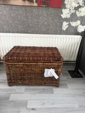 Wicker storage trunk for sale  MIDDLESBROUGH