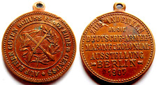 Medal Wisiorek, Armia Niemiecka, Marynarka Wojenna i Kolonialna-Wystawa Berlin 1907 na sprzedaż  PL