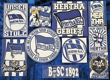 Hertha bsc aufkleber gebraucht kaufen  Deutschland
