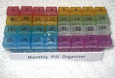 Monthly pill case for sale  Spokane