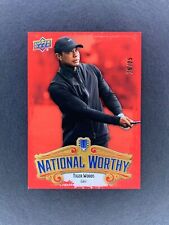 2024 Upper Deck National Convention Tiger Woods/25 Red National Worthy Golf segunda mano  Embacar hacia Argentina