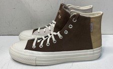 Tênis Converse Masculino Marrom Branco Patchwork Couro Tamanho 9.5 comprar usado  Enviando para Brazil