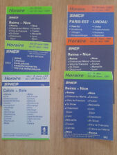 Horaires sncf. dépliants d'occasion  Fumay