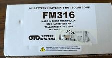 Aquecedor de bateria GTO FM316 para operadores DC - Não compatível com energia solar para operador DC comprar usado  Enviando para Brazil