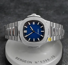 Relógio personalizado feito sob medida 40mm mostrador azul escuro estilo "Jumbo" com movimento NH35 comprar usado  Enviando para Brazil