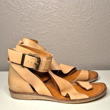 Sandália Free People Vale Tan Buckle Boot 38 Tamanho Medidas EUA 7.5 - Fabricada na Espanha comprar usado  Enviando para Brazil
