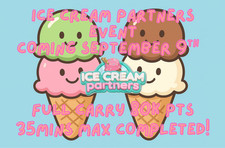 Ice Cream Partners Event Full Carry 80K Point 35MINS RUSH Max Completed, usado comprar usado  Enviando para Brazil