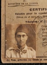 Ancienne carte permis d'occasion  Saint-Vaast-la-Hougue