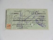 Old foreign cheque for sale  CANNOCK