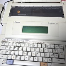 Canon Starwriter 25 - Fonte de Alimentação - Manuais - Estojo Caixa Original - Nova Fita comprar usado  Enviando para Brazil