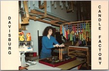 Cartão postal publicitário vintage Davisburg, Michigan "DAVISBURG CANDLE FACTORY" comprar usado Cartão postal publicitário vintage Davisburg, Michigan "DAVISBURG CANDLE FACTORY" comprar usado  Enviando para Brazil