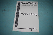 Spl vitalizer bedienungsanleit gebraucht kaufen  Oelsnitz