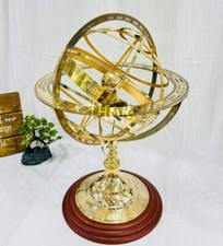 Esfera armilar náutica decoração de mesa ouro náutico marítimo astrolábio globo formiga, usado comprar usado  Enviando para Brazil