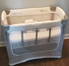 Berço Arm’s Reach Mini Ezee 2 em 1 co-dormitório com cobertura de colchão respirável, usado comprar usado  Enviando para Brazil
