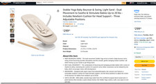 Stokke yoga baby for sale  Raritan