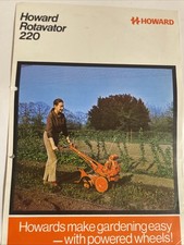 Howard 220 rotavator for sale  NEWMARKET