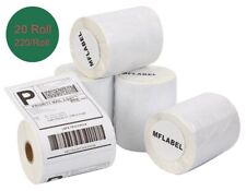 Usado, 20 rolos de 220 etiquetas térmicas de envio 4x6 compatíveis Dymo 4XL 1744907 comprar usado  Enviando para Brazil