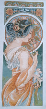 art nouveau cross stitch for sale  RETFORD
