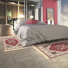 tappeto persiano rosso fiori usato  Treviglio