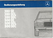 Mercedes 126 betriebsanleitung gebraucht kaufen  Padenstedt