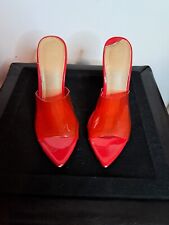 Red mules shoes for sale  Marietta