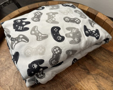Gamer Twin XL (somente folha ajustada) sua zona, controles de jogo, vida no dormitório, usado comprar usado  Enviando para Brazil