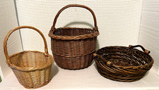 Wicker baskets handles for sale  Auburn Hills