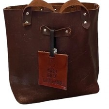 Bolsa tote de couro caramelo clássica feita à mão comprar usado  Enviando para Brazil