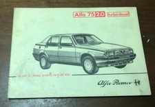 Libretto istruzioni alfa usato  Tivoli